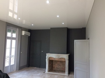 Plafond tendu blanc